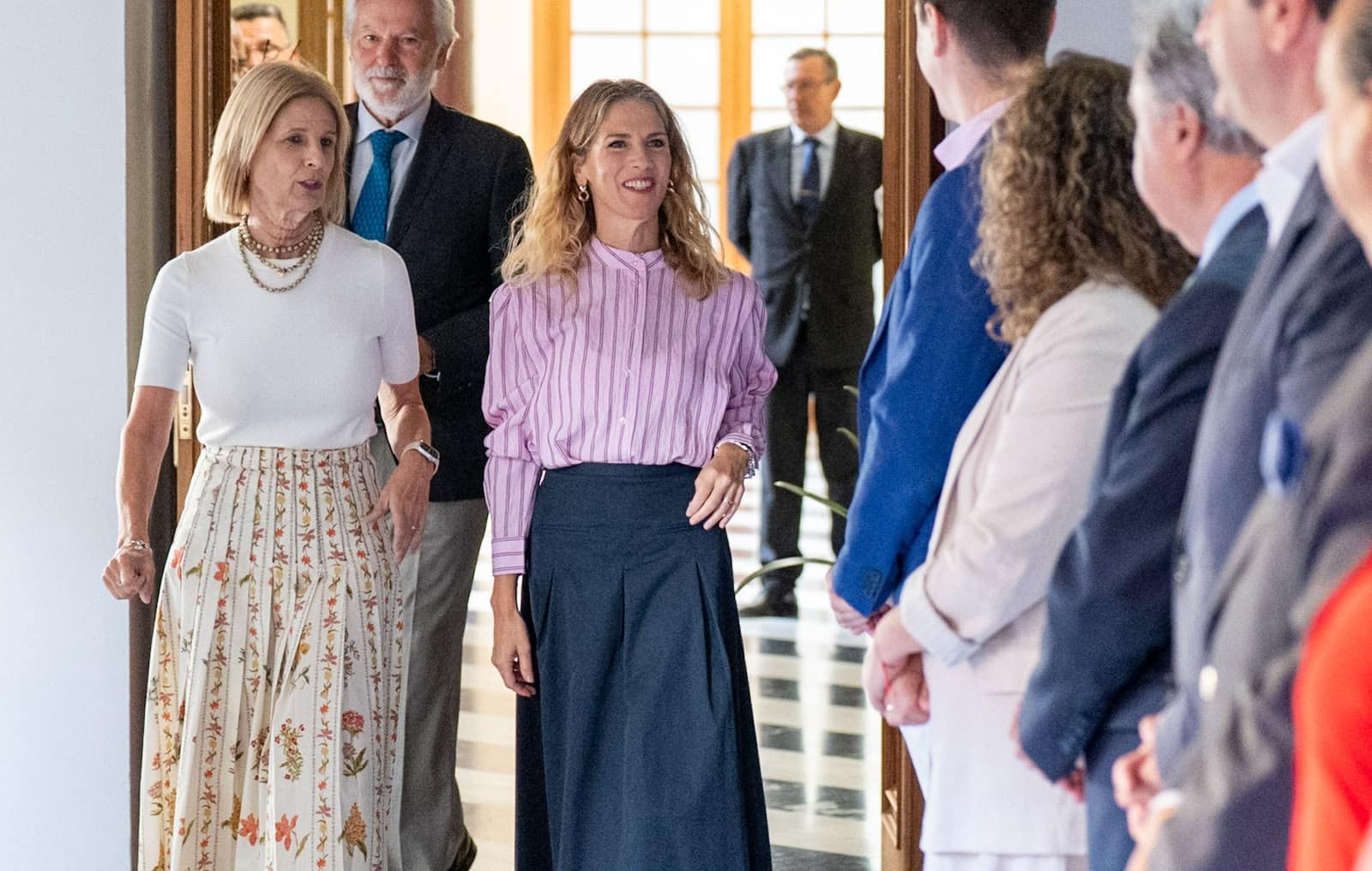 Ana Mestre en su visita a Jerez